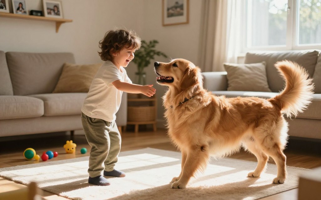rozwój dziecka z psem