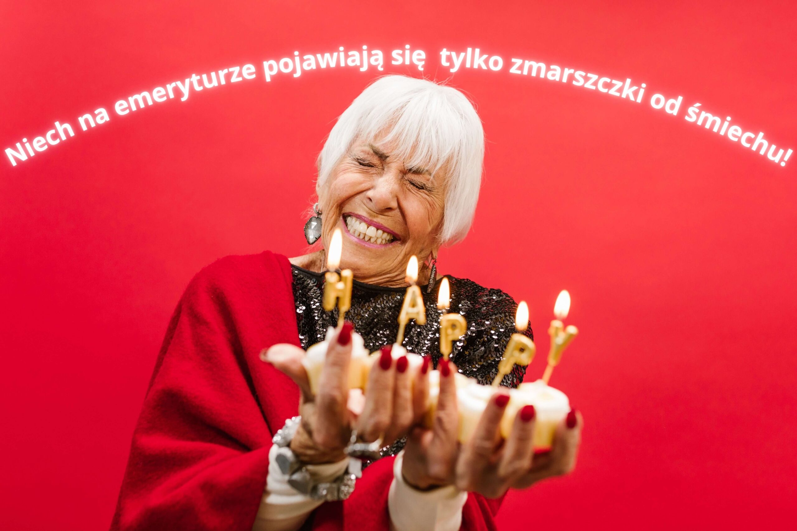 życzenia dla emerytki na wesoło