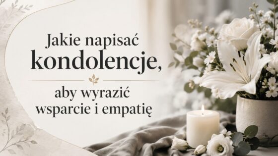Jakie napisać kondolencje