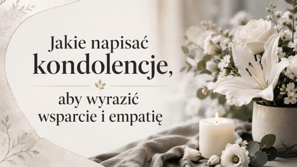 Jakie napisać kondolencje