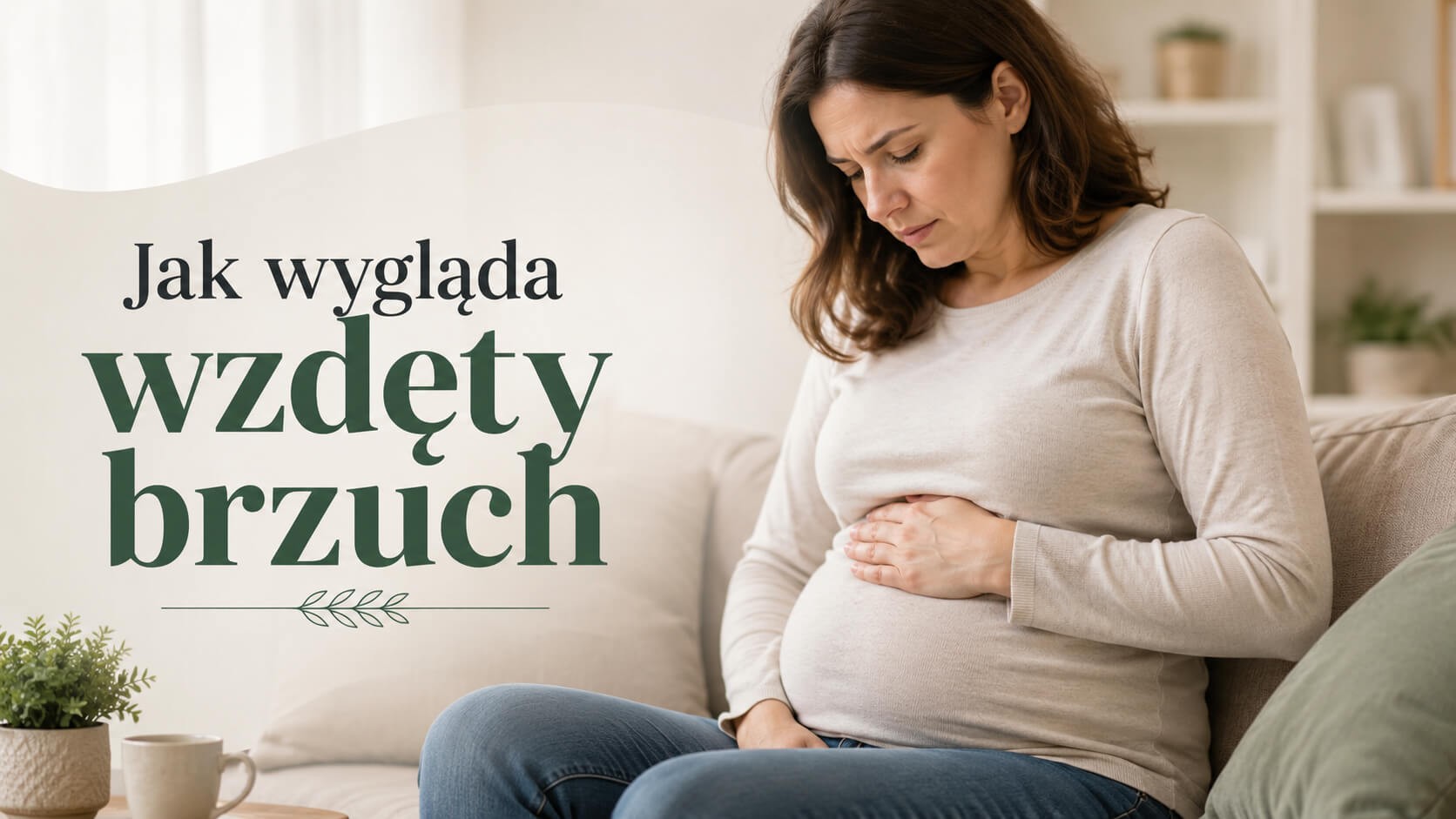 jak wygląda wzdęty brzuch